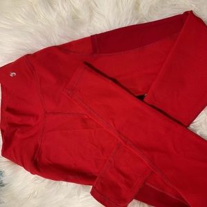 Red Seamless leggings